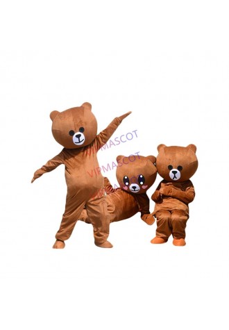 Hot Sale China Internet Popularity Bear mascot costume Flyers Bear Working Bear Fancy Dress Lovely Bear