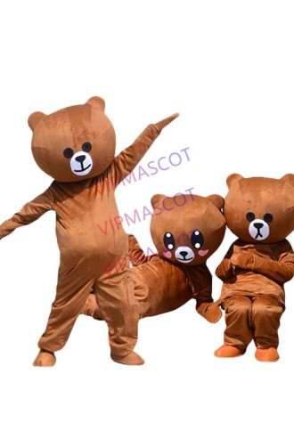 Hot Sale China Internet Popularity Bear mascot costume Flyers Bear Working Bear Fancy Dress Lovely Bear