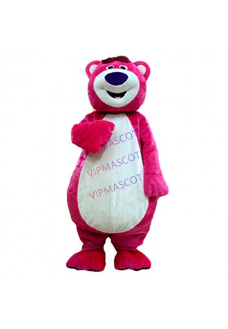 Pink LOTSO Bear mascot costume Adult Character Costume Fancy party Dress Cute Dolls mascotte costum Cosplay Outfits Adult Size