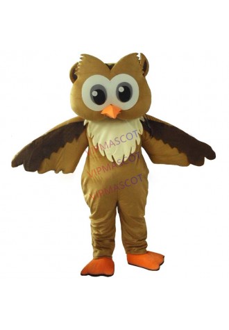 Professional New Style Big Grey Owl Mascot Costume Fancy Dress