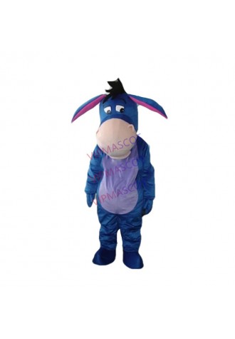 Adult suit size Eeyore Donkey mascot costume  for Halloween party event