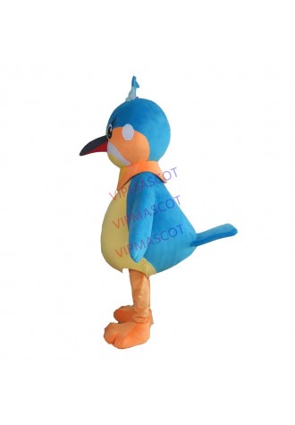 Lovly Blue Bird Mascot Costume Carnival Festival Party Dress Outfit for Adult