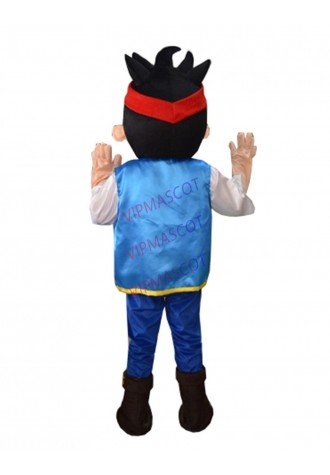 Jake Mascot Costume Adult Character Costume Jake and the Neverland Pirates free shipping