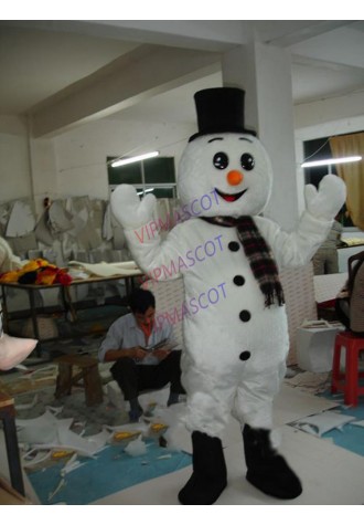 Helmet Snowman Mascot Costumes Walking Cartoon Apparel Birthday Party Advertisement Costumes Halloween Fancy DRESS Christmas