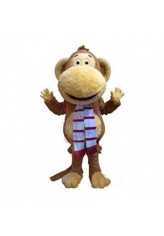 Mouth Monkey Mascot Costumes Monkey Cartoon Apparel advertisement costumes Halloween Birthday party