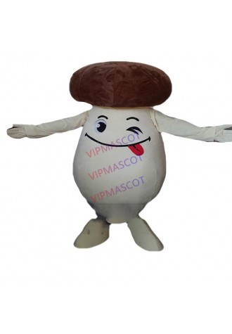 Mushroom Mascot Costume Adult Size TV Advertising Commercial Costume Fancy Dress Christmas Cosplay for Halloween Party Event