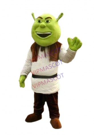 High Quality New Shrek Mascot Costume Cosplay Costume Adult Size For Halloween Birthday Party