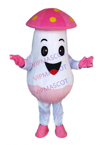 Mushroom Mascot Costume Adult TV Advertising Commercial Costume Fancy Dress Christmas Cosplay for Halloween party event