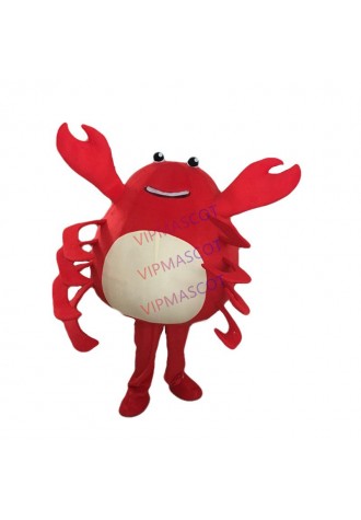 Make EVA Material Red Crab Mascot Costumes Unisex Cartoon Apparel Cosplay Custom Made Adult Size Fancy Dress Carnival Party