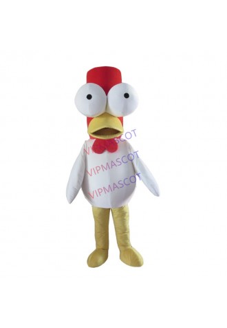 Big Eyes Chick Duck Custom Mascot Costume Adult Cartoon Cosplay Costume With Fan For Commercial Advertising promotion