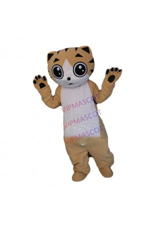 Cat Mascot Costumes Coffee Color Cat Anime Carnival Costume Halloween Dress Party Costume