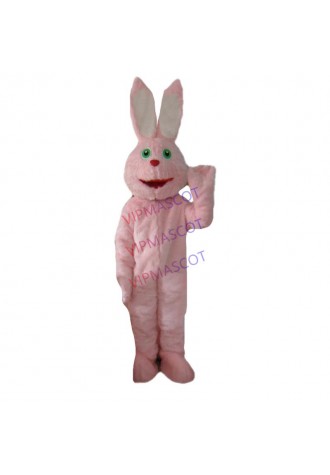 Cosplay Costumes Rabbit Mascot Costume Pink Rabbit Hare Easter Adult Size Mascot