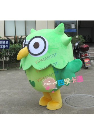 Owl Mascot Costume Adult Cartoon Character Owl Cosply Costumes Mascotte Fancy Dress for Halloween Party Advertising Events