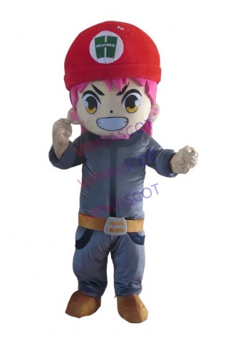 Red Cap Boy Costume Cosplay Outfits Adult Women Men Cartoon Mascot costume For Carnival Festival Commercial Activity