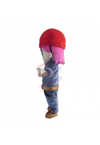 Red Cap Boy Costume Cosplay Outfits Adult Women Men Cartoon Mascot costume For Carnival Festival Commercial Activity