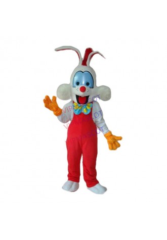Crazy rabbit Mascot Costume for adult Halloween Purim party fancy dress Rabbits Mascotter Cartoon Outdoor Cosplay Costumes