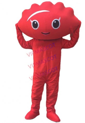 Wholesale Chinese Dumplings Food Mascot Costume Adult Size Food Theme Cartoon Jiaozi Cosplay Costumes Fancy Dress Can Add Logo