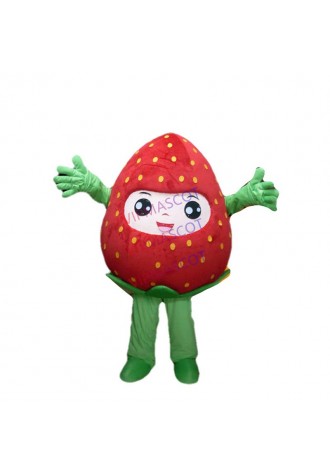 Strawberry Mascot Costume Strawberry mascotter Cartoon Fancy Costume Cosplay Mascotte for Halloween Carnival party