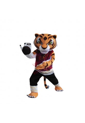 Tigress Tiger Kung Fu Panda Mascot Costume Fancy Dress animal large brown Halloween Party