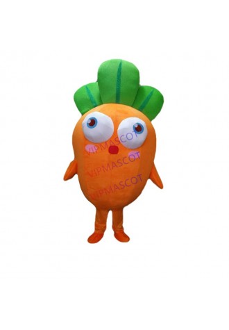 New Carrots Mascot Costume Adult Character Costume Mascot Fashion Cosplay Apparel Vegetable Mascot