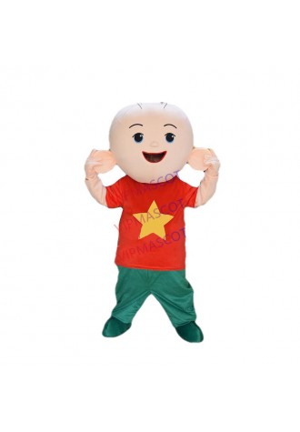 Boy Mascot Costumes Cute Little Baby Cosplay Costume Big Ear Boy Tu Tu  Costume Cartoon Clothing for Halloween Party Event