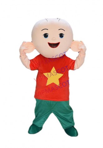 Boy Mascot Costumes Cute Little Baby Cosplay Costume Big Ear Boy Tu Tu  Costume Cartoon Clothing for Halloween Party Event