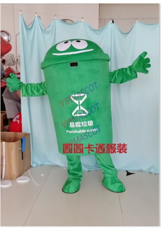 Recycle Trash Can Mascot Costume Adult Size Garbage Can Anime Costumes Advertising Mascotte Fancy Dress Kits