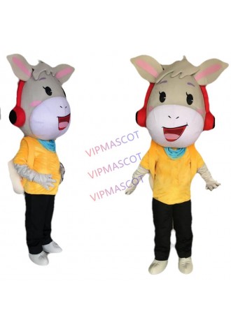 Cosplay Costume Donkey Cartoon Character Mascot Costume Cosplay Mascot Custom Products for Halloween Party Advertising Event