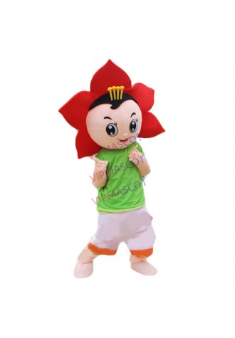 Hot Sale Professional Sunflower Flower Mascot Costume Adult Size Fancy Dress Cosplay for Halloween Party Event
