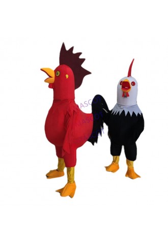 New Rooster Mascot Costume Cock Costume Halloween Christmas Funny Animal Chicken Mascot Clothing Adult Size