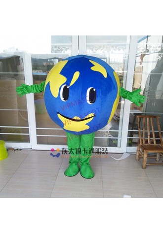Mascot Globe Earth Mascot Costume Custom Fancy Costume Anime Cosplay Apparel theme fancy dress carnival costume