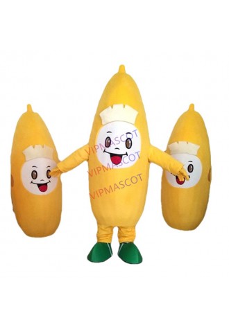 Two Styles EVA Material The Cutest Banana Mascot Costume Cartoon Apparel Fruit Mascot Costumes Adult Size Halloween Party Event