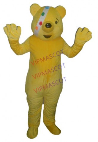 High quality EVA material helmet very beautiful bear mascot costume movie props show walking cartoon costume Cosplay 414