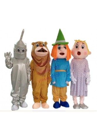 The Wizard of OZ Mascot Costume Fancy Dress Suit Character Cartoon Birthday party Halloween performance props
