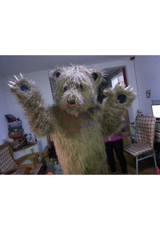 Hot sale EVA material helmet cute brown bear mascot costume film and television props show role-playing cartoon costume 431