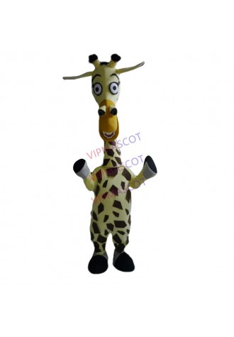 Walking upright special giraffe hand-made mascot costume adult mascot costume