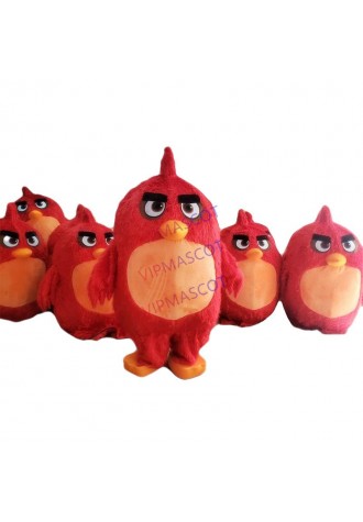 New Red birds Mascot Costume Halloween Purim party fancy dress pink birds Cartoon Outdoor Cosplay Costumes