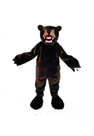 Brown Bear Mascot Costume Halloween Purim party fancy dress Cartoon bear Cosplay Costumes free shipping