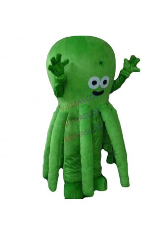 mascot Green Octopus Mascot Costume Sea Creatures Octopus Mascotte Outfit Suit Fancy Dress