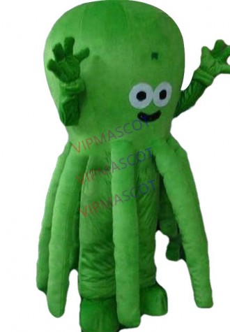 mascot Green Octopus Mascot Costume Sea Creatures Octopus Mascotte Outfit Suit Fancy Dress