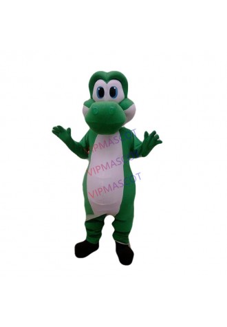 mascot Customized Professional Green Dragon Dinosaur Mascot Costume Adult Size Cartoon Character Mascotte Outfit Suit
