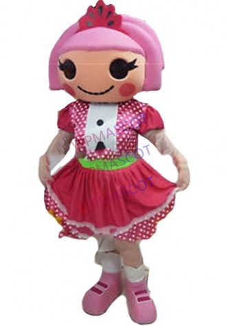 mascot girl Jewels Sparkles Mascot Costume Adult Size Lalaloopsy Cartoon Character Mascotte Outfit Suit
