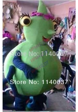 mascot Green Spider Mascot Costume With EPE Head And Mini Fan Green Spider Insect Mascotte Outfit