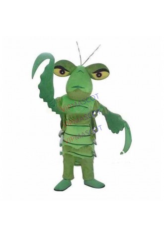 mascot Green Mantis Mascot Costume Adult Size Mantis Insect Cosply Costume Cartoon Fancy Dress FREE SHIP