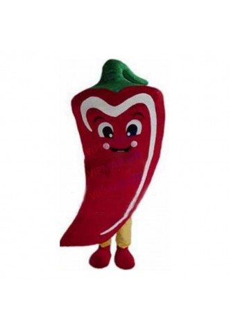 mascot Red Chili Hot Pepper Mascot Costume Cooking Shows TV Advertising Commercial Costume Fancy Dress