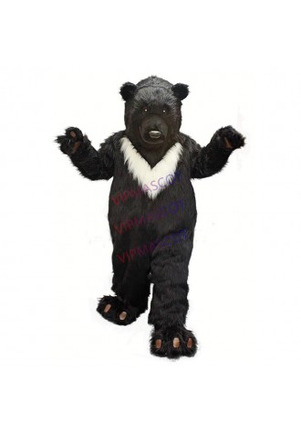 mascot Professional Custom Big Black Bear Mascot Costume Cartoon Character Mascotte Mascota Outfit Suit Fancy Dress