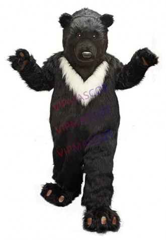 mascot Professional Custom Big Black Bear Mascot Costume Cartoon Character Mascotte Mascota Outfit Suit Fancy Dress