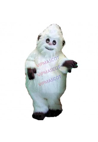 mascot  Plush White Snowman Snow Monster Mascot Costume Adult Size Outfit Suit Winter Holiday  Ice World