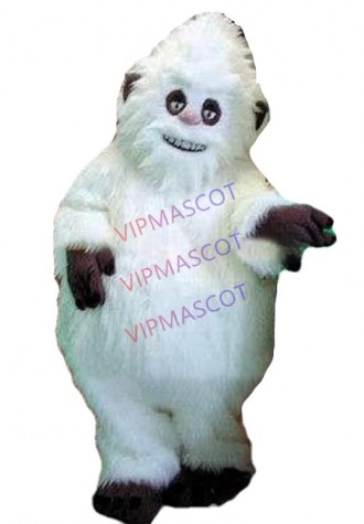 mascot  Plush White Snowman Snow Monster Mascot Costume Adult Size Outfit Suit Winter Holiday  Ice World