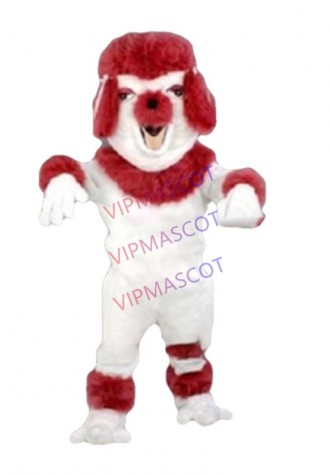 mascot Plush Dog Poodle Mascot Costume Cartoon Character carnival costume fancy Costume party